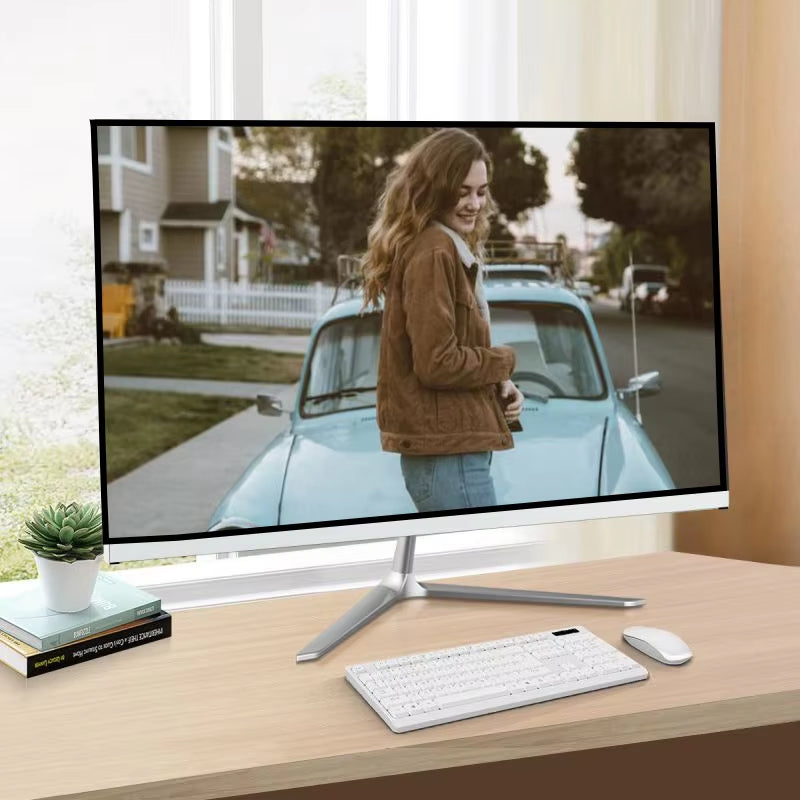 All-In-One Pc 19 Inch Moniter Intel Core I3 All in One Desktop Computer Gaming PC RAM 8GB with Keyboard System Unite Pc Full Set
